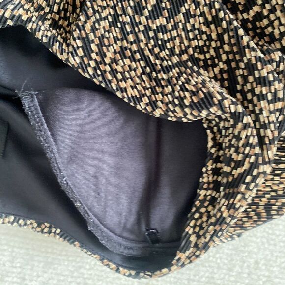 Connected Apparel Paisley Design Woman 22W Elegant V-Neck Short Sleeve Dress - Picture 6 of 7